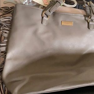BCBG fringe tote